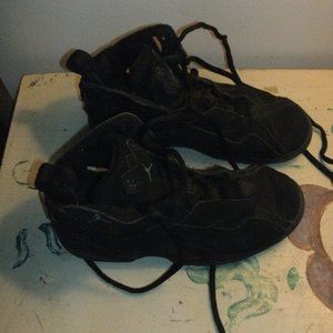 Nike Boys Jordan True Flight 343796-013 Black Basketball Shoes Sneakers sz 2 Y